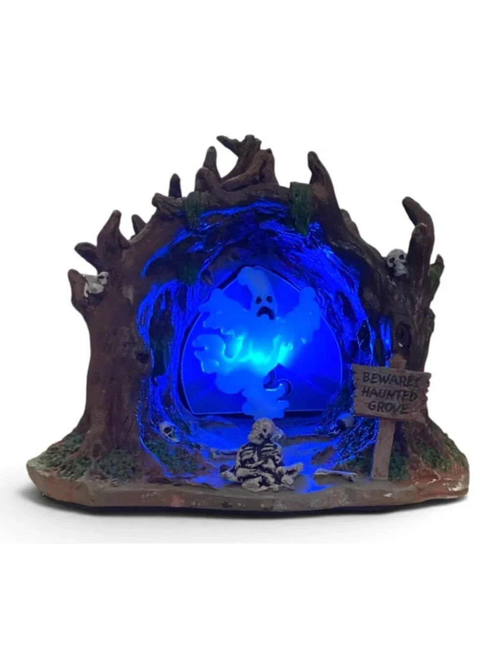 Vtg Lemax Retired Spooky Town “Haunted Grove” 2006 Light Up Tested